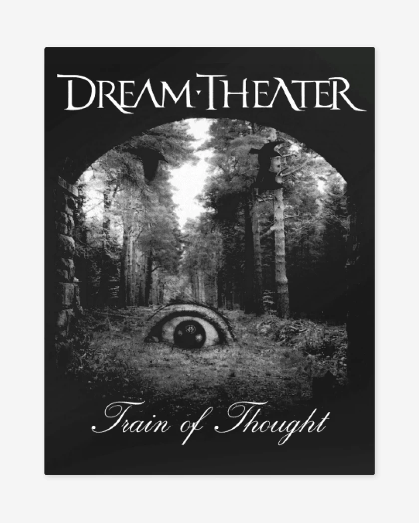 Print metalico Negro de DT Train of Thought