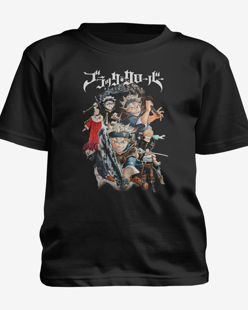 Polera de niño Negro de Black clover