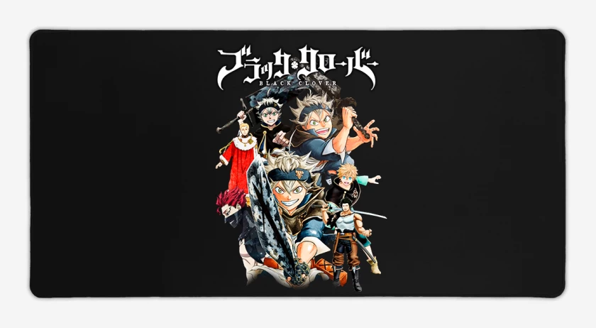 Mouse pad Gamer Negro de Black clover