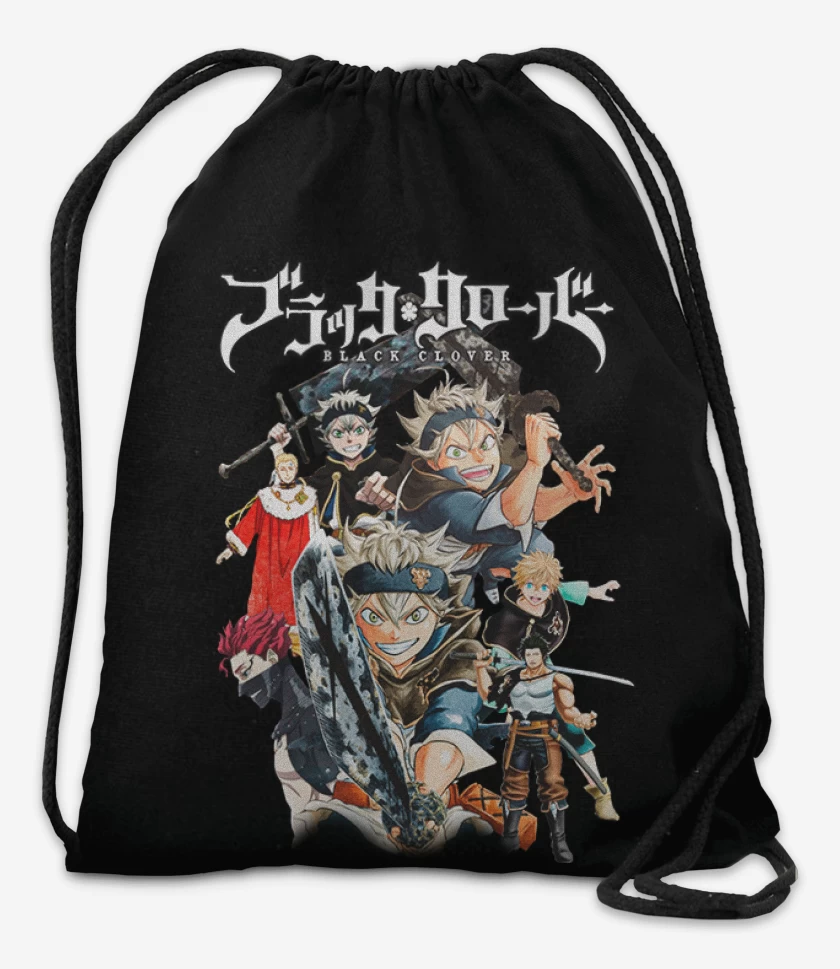 Mochila Negro de Black clover