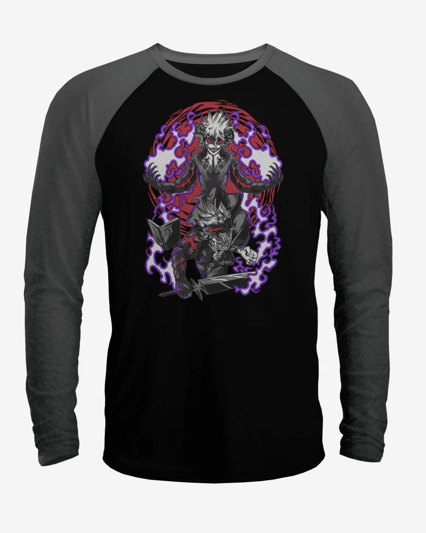 Polera Raglan Devil Union  Black clover