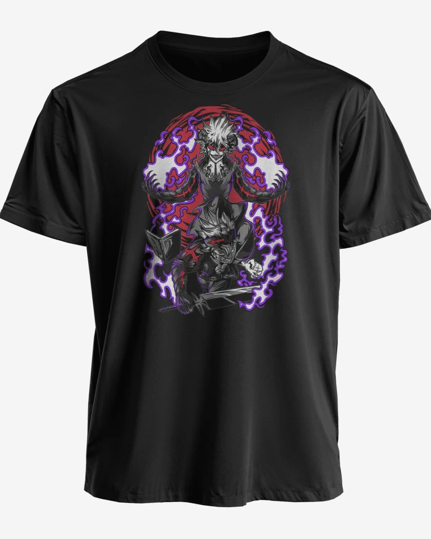 Polera premium Negro de Devil Union  Black clover