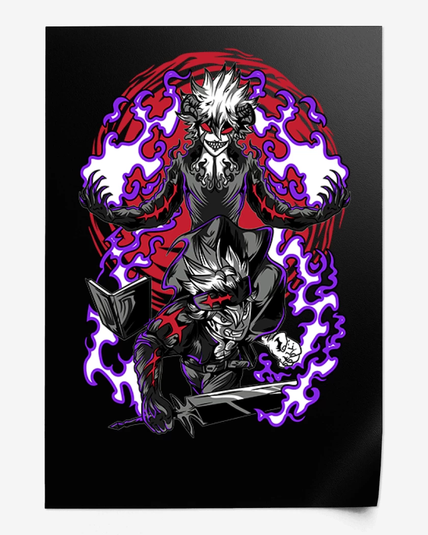 Print Devil Union  Black clover