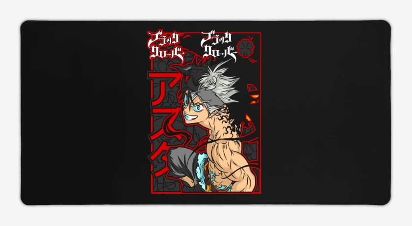 Mouse pad Gamer Negro de Asta