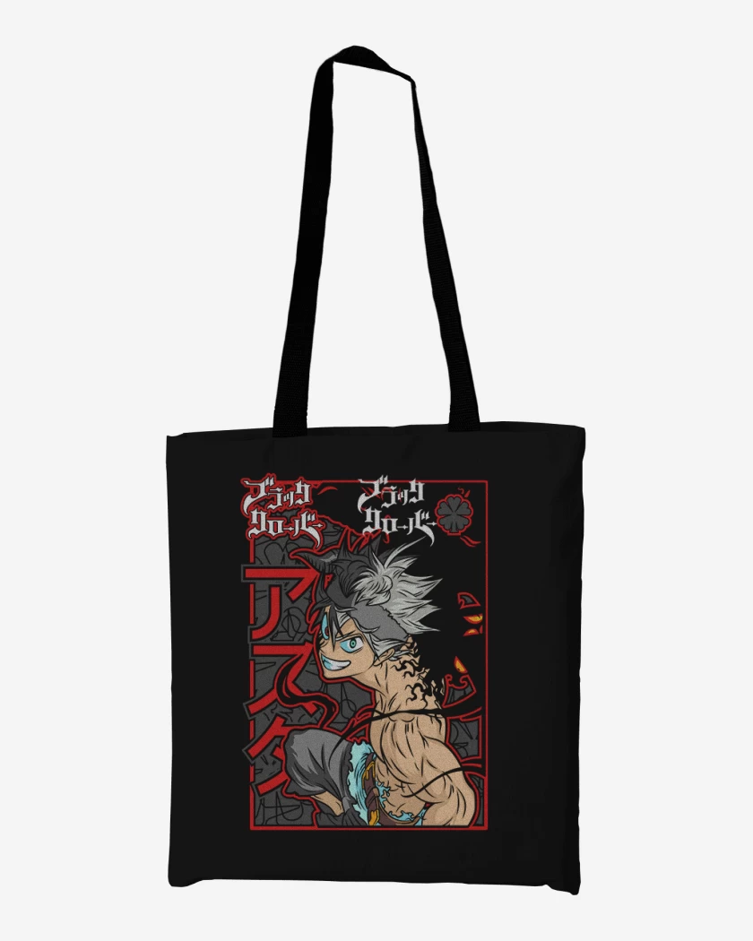 Totebag Negro de Asta