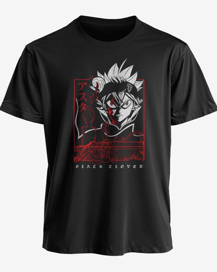 Polera Asta black clover