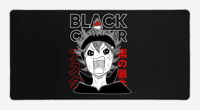 Mouse pad Gamer Negro de Asta 2