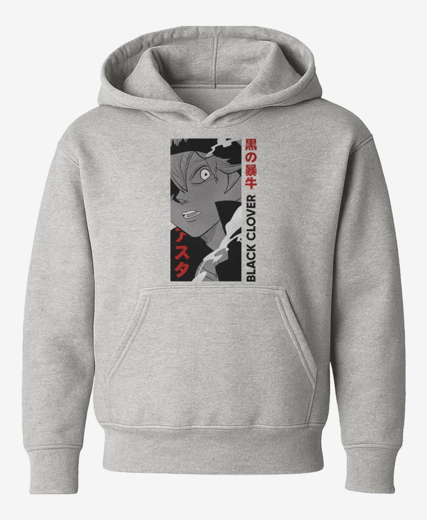 Poleron de niño Gris Melange de Asta 3