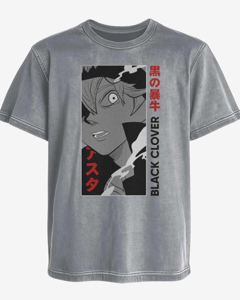 Polera desgastada Gris Melange de Asta 3