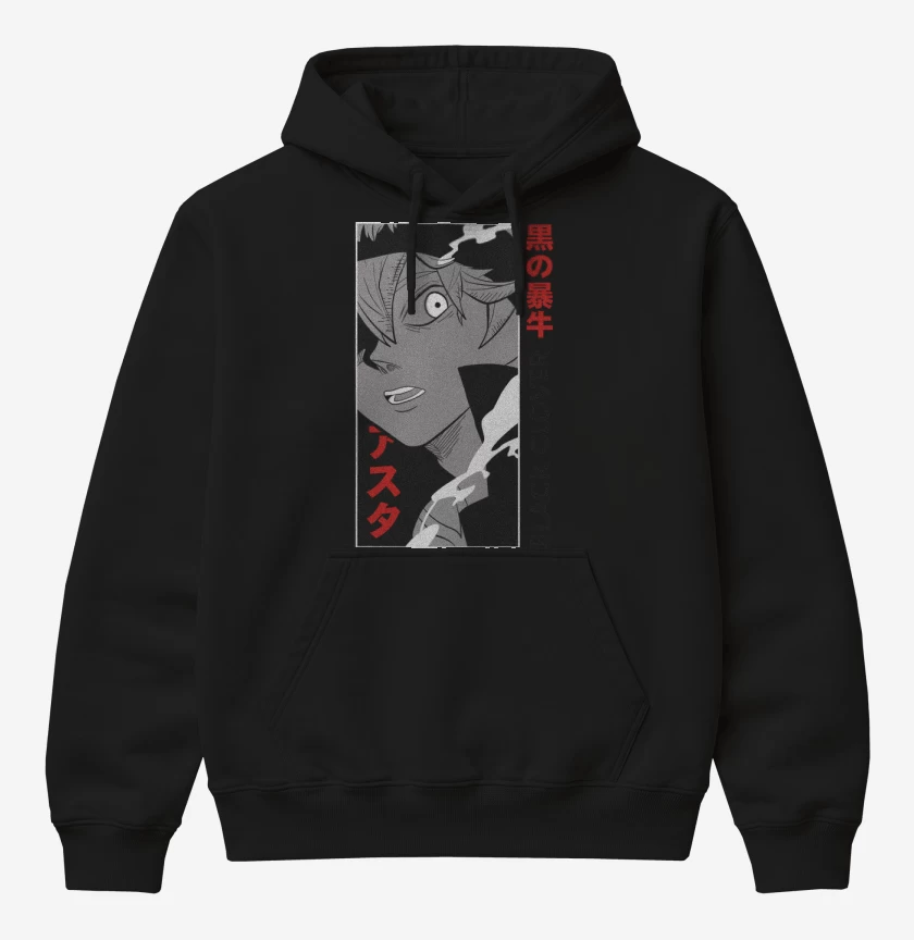 Poleron Canguro básico Negro de Asta 3