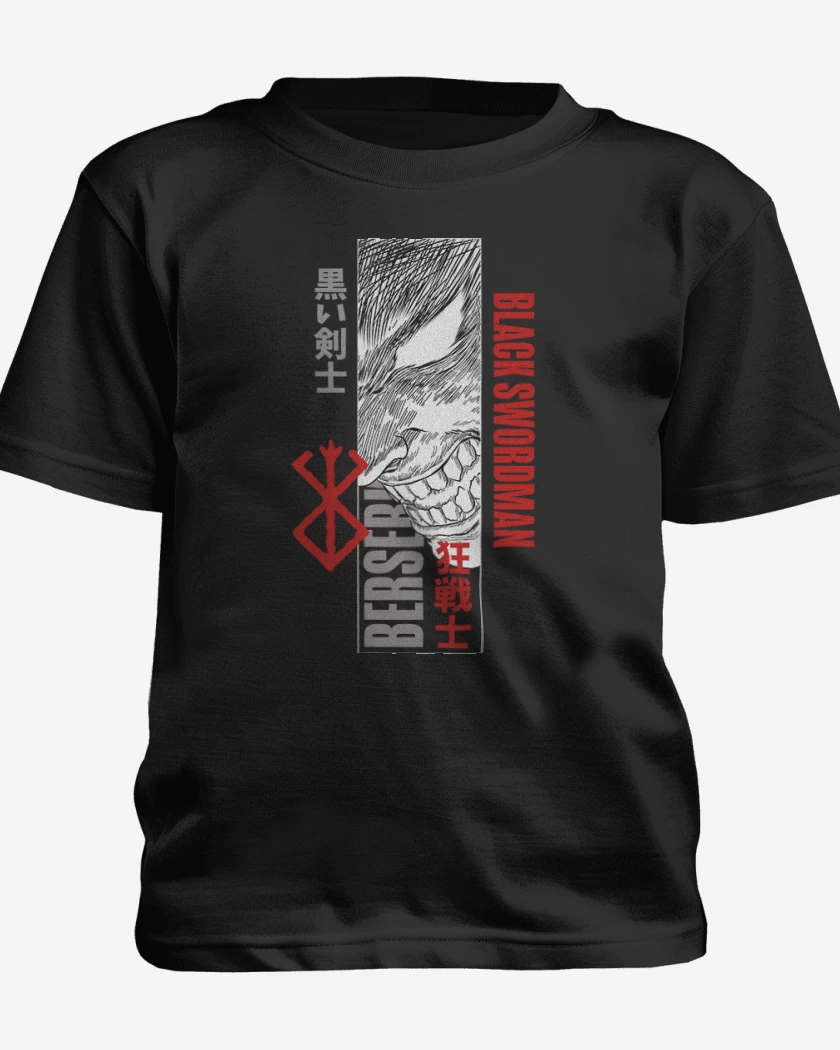 Polera de niño Negro de Black Swordman