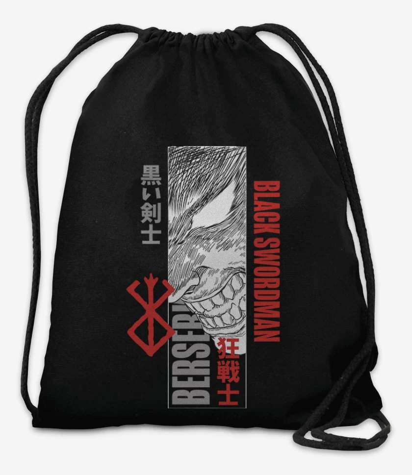 Mochila Negro de Black Swordman