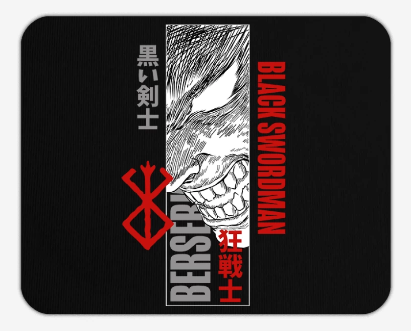 Mousepad Black Swordman