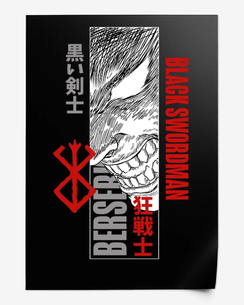 Print Negro de Black Swordman