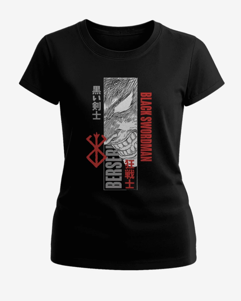 Polera de Mujer Negro de Black Swordman
