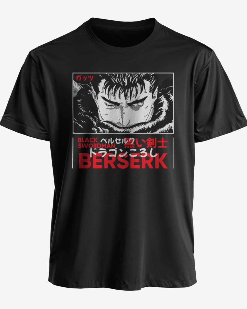 Polera Black swordman Berserk