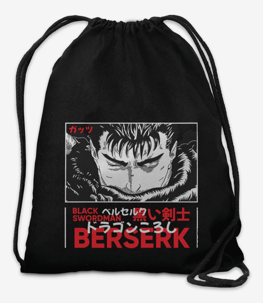Mochila Negro de Black swordman Berserk