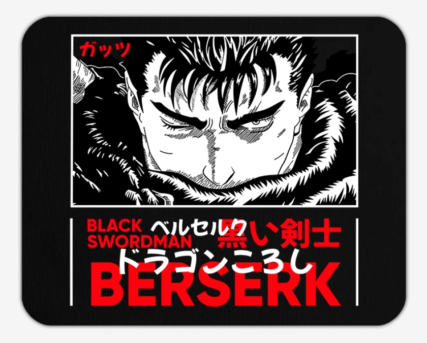 Mousepad Black swordman Berserk