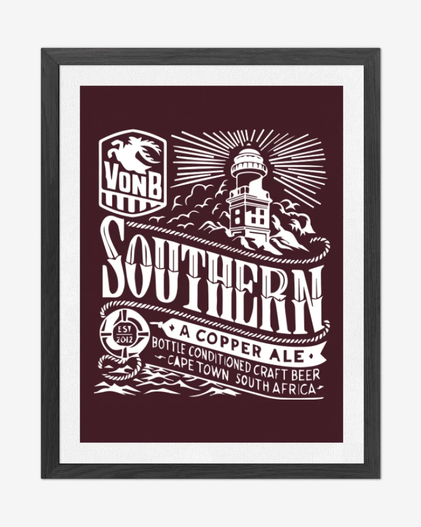 Cuadro decorativo Burdeo de Southern