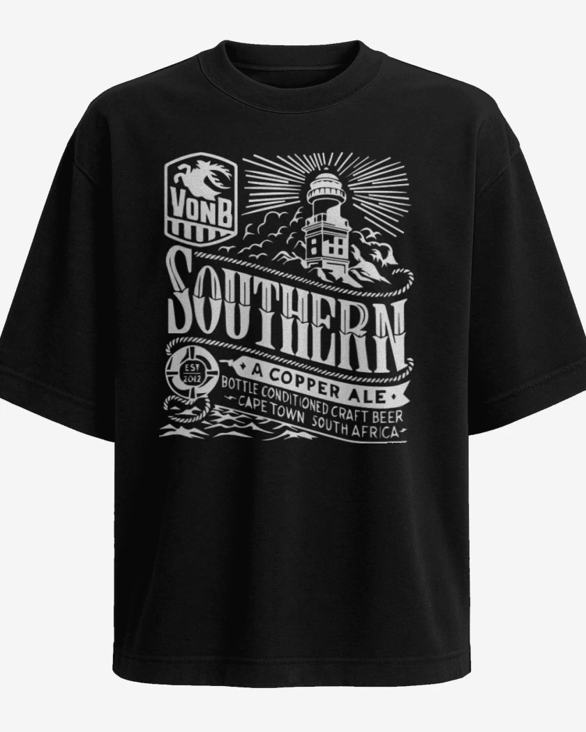 Polera Oversize Negro de Southern