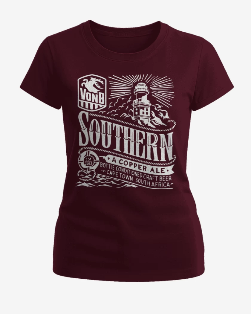 Polera de Mujer Burdeo de Southern
