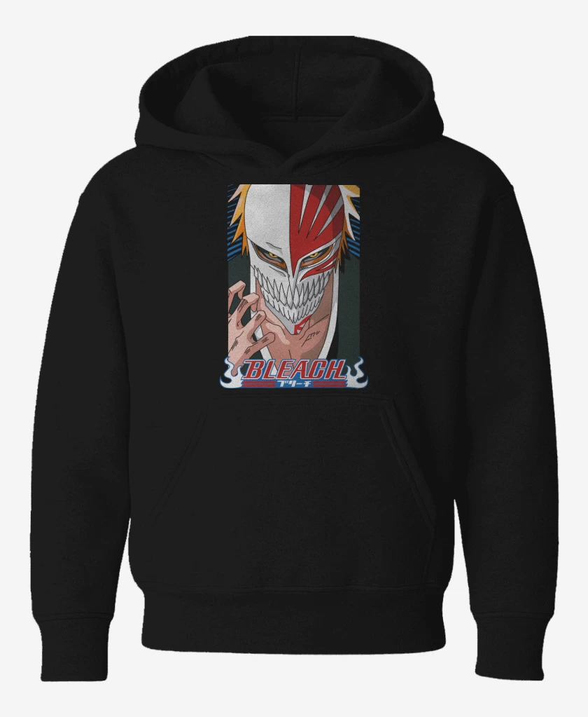 Poleron de niño Negro de Bleach Anime