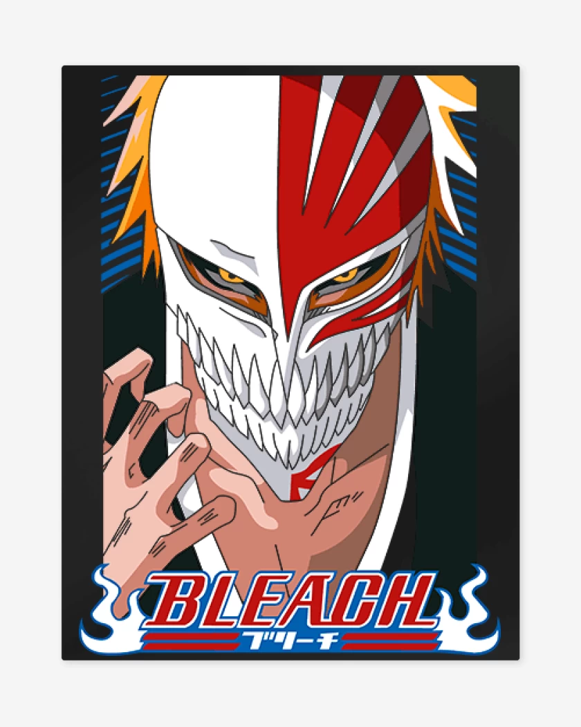 Print metalico Negro de Bleach Anime