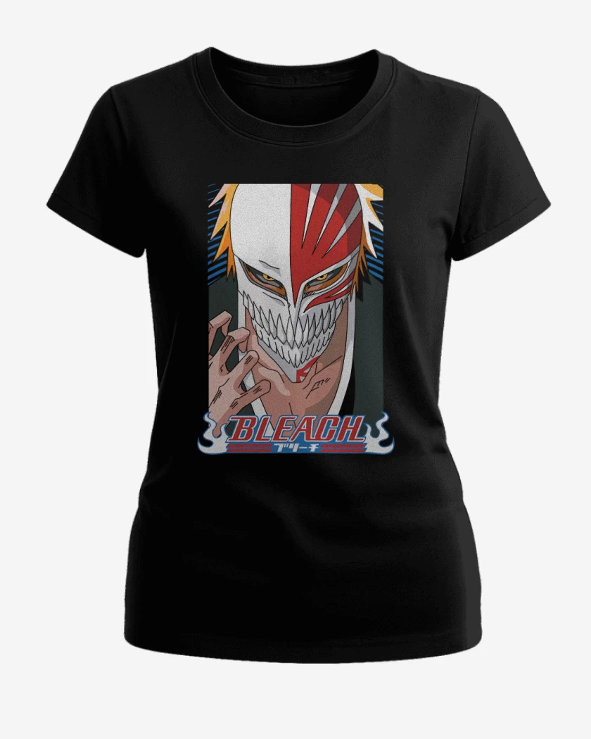 Polera de Mujer Negro de Bleach Anime
