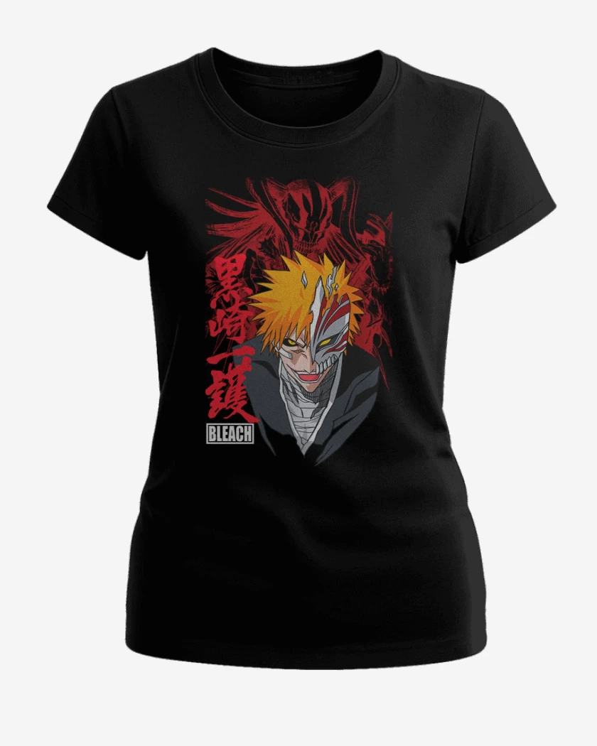 Polera de Mujer Negro de bleach 2