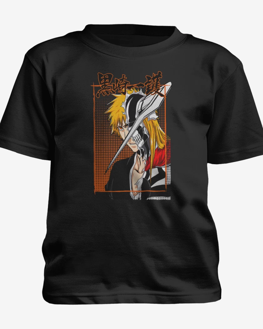 Polera de niño Negro de Bleach 3