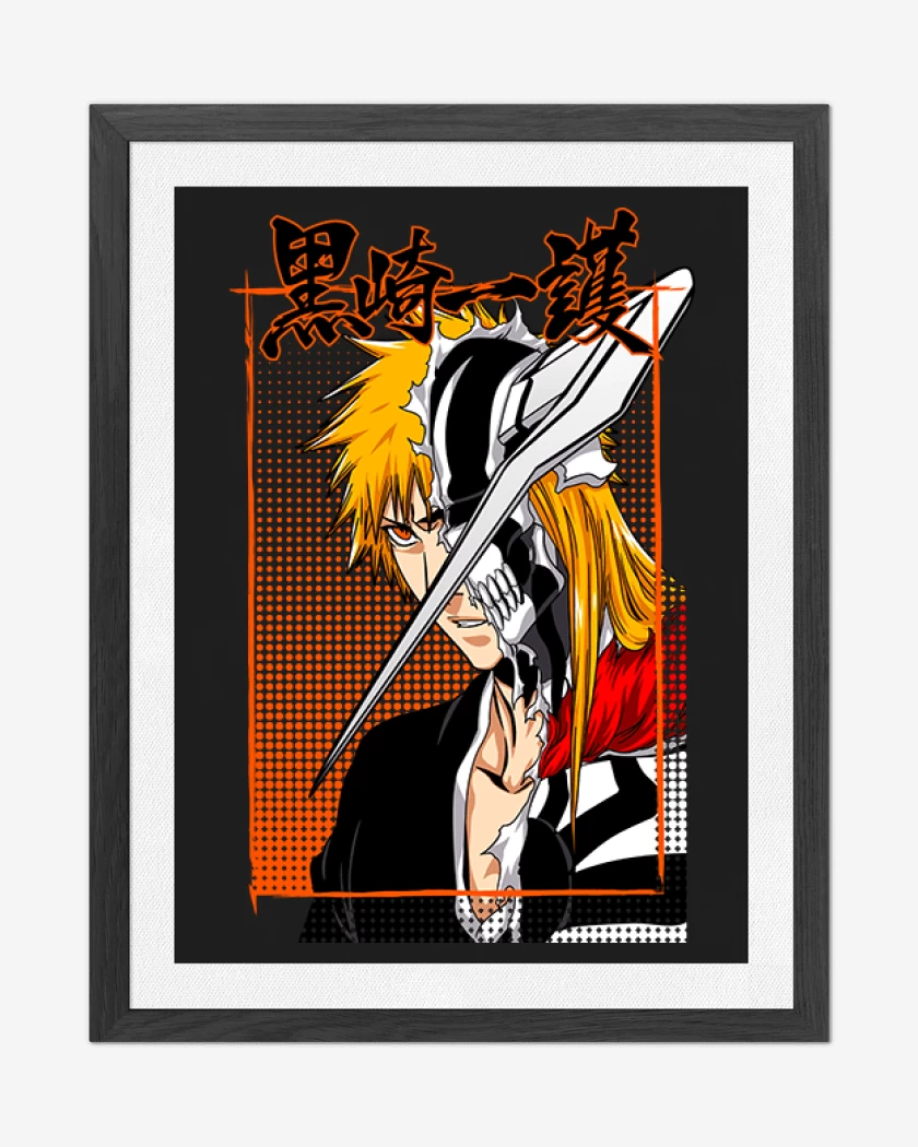 Cuadro decorativo Negro de Bleach 3