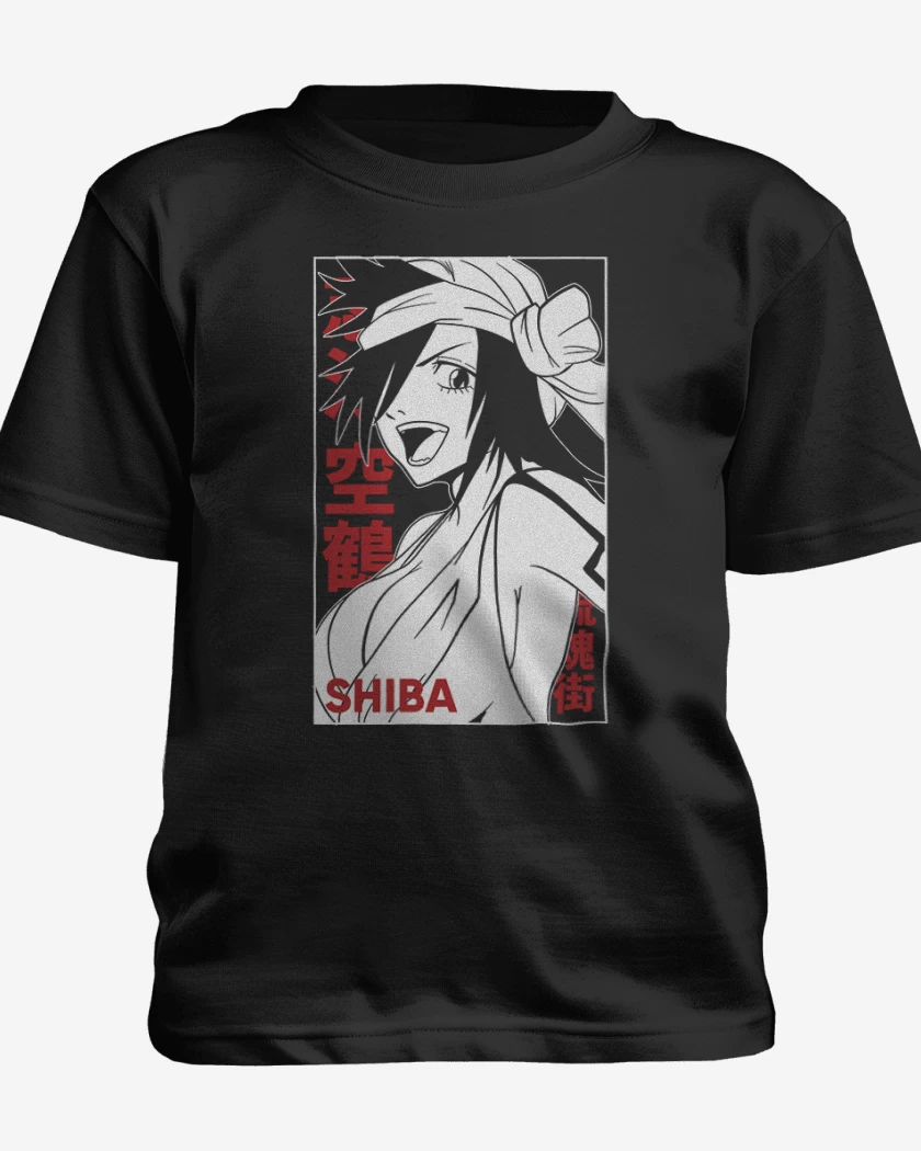 Polera de niño Negro de Shiba