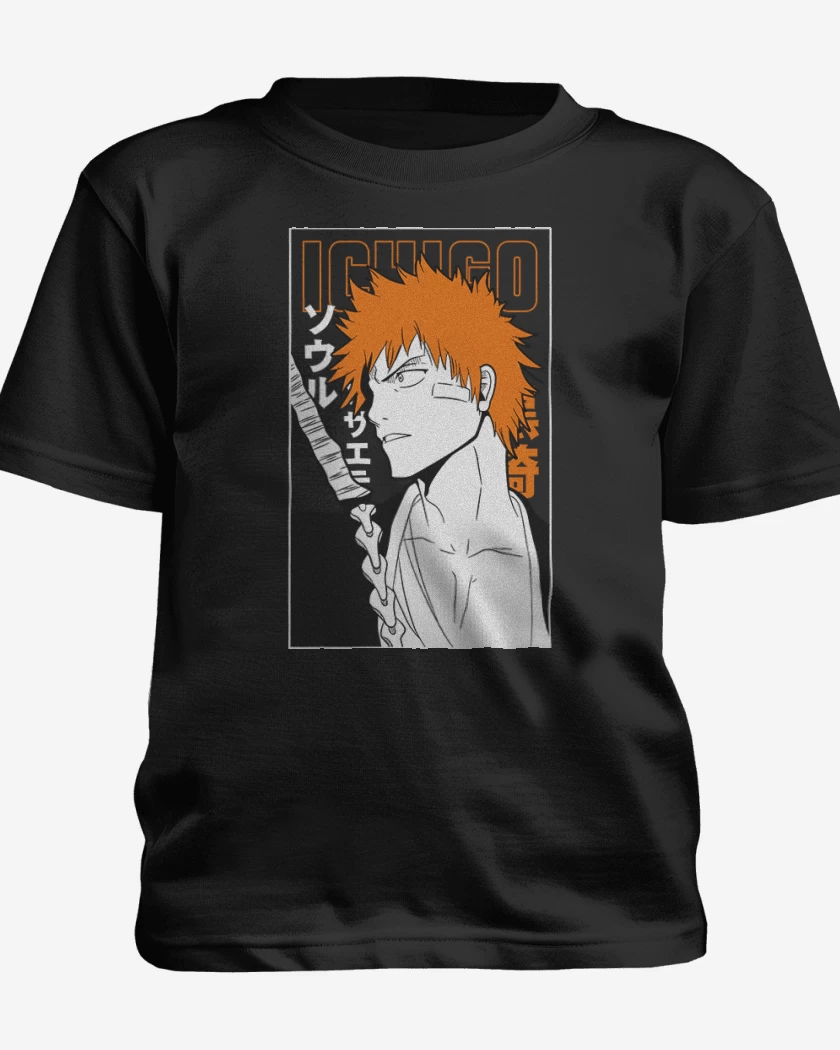 Polera de niño Negro de Ichigo bleach