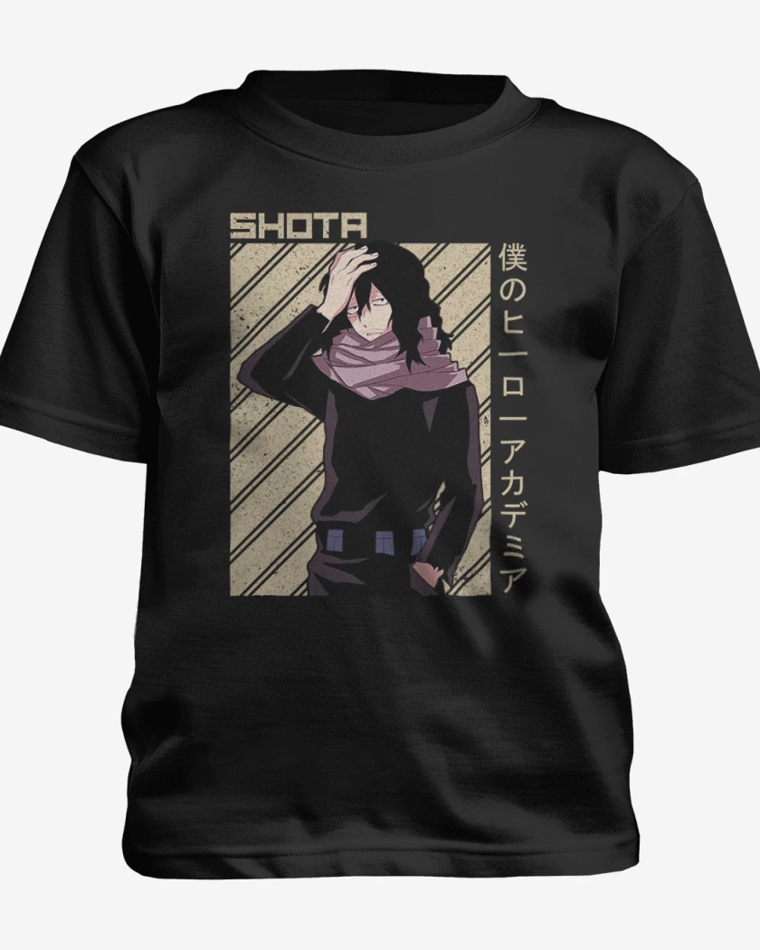 Polera de niño Negro de Aizawa
