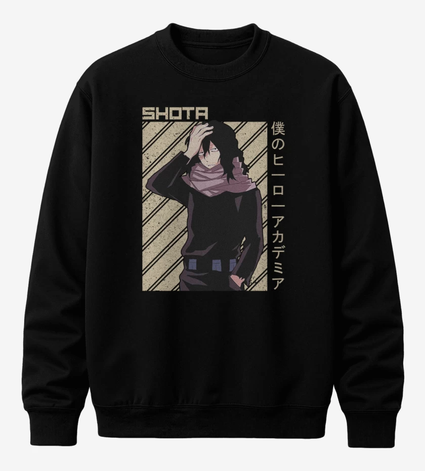 Poleron polo Negro de Aizawa