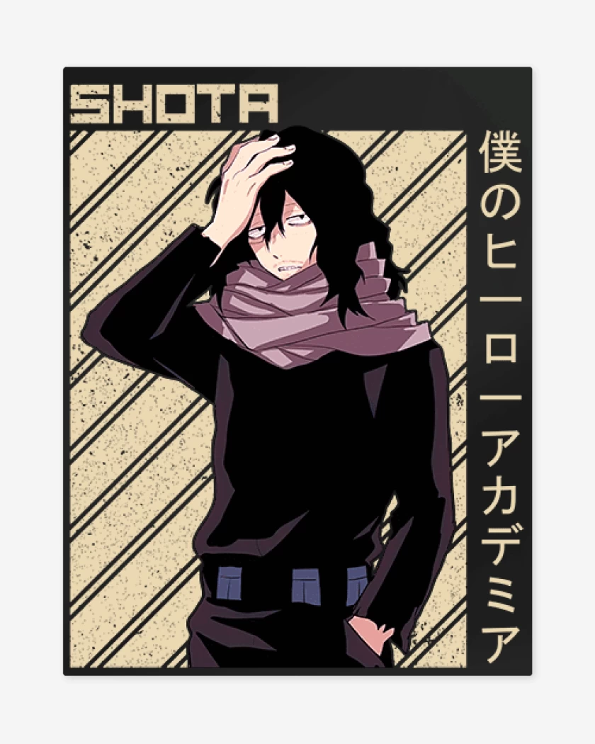 Print metalico Negro de Aizawa