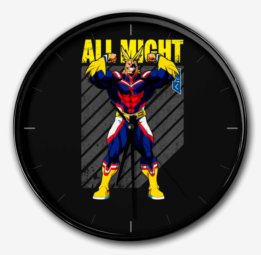 Reloj Negro de All might 1