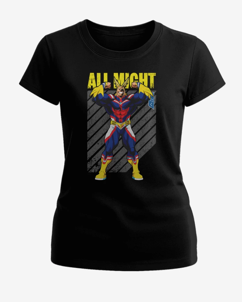 Polera de Mujer All might 1