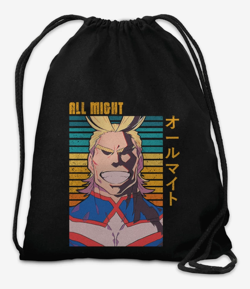 Mochila Negro de All might 2