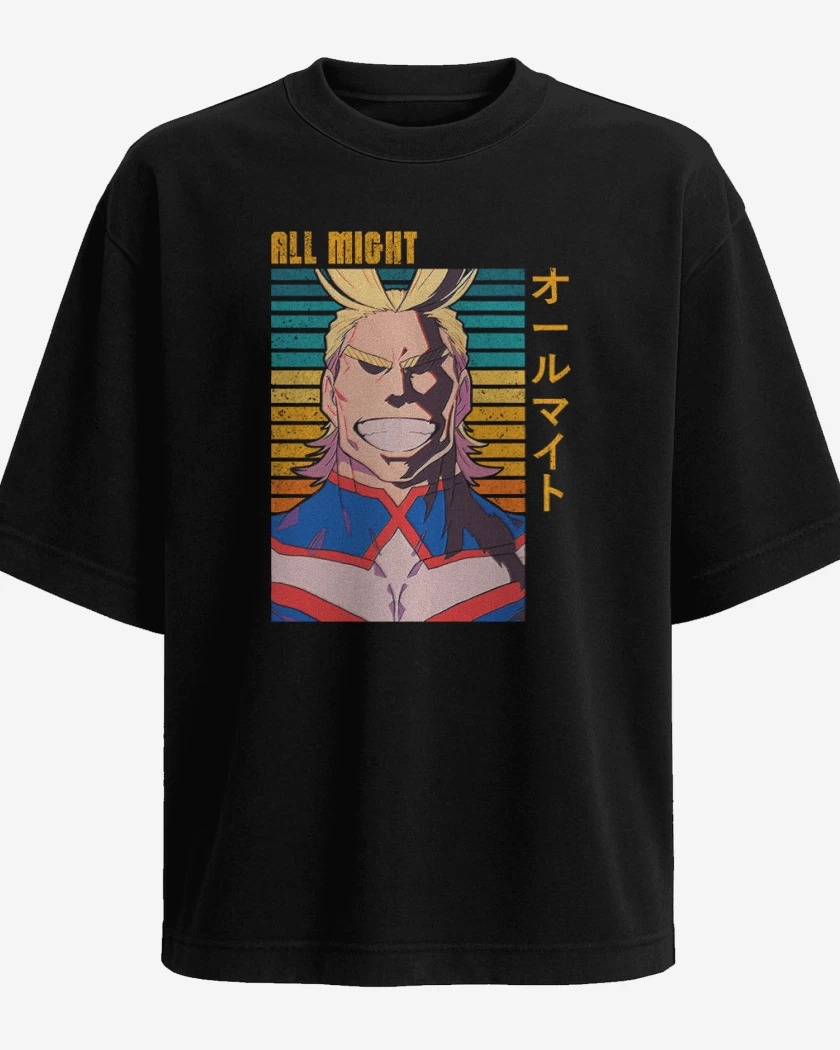 Polera Oversize All might 2