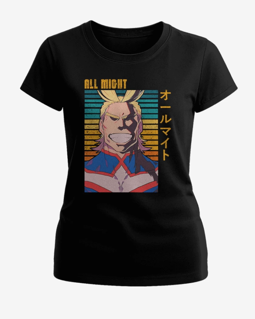 Polera de Mujer All might 2