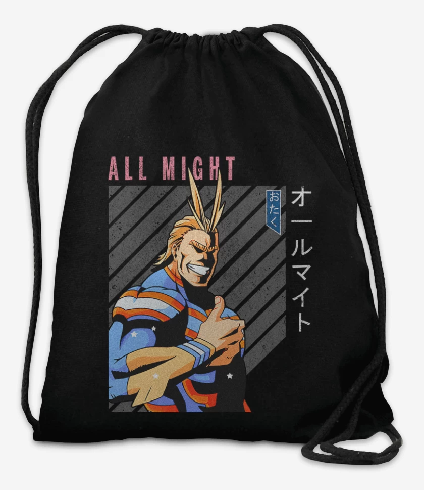 Mochila Negro de All might 3
