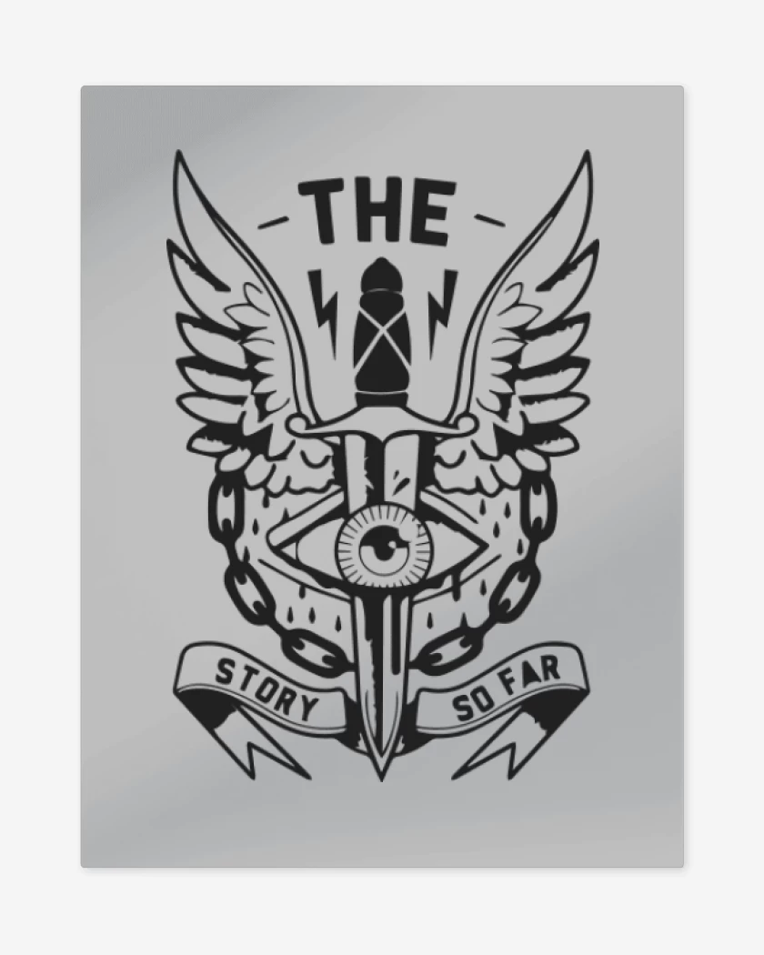Print metalico Gris Melange de The story so far