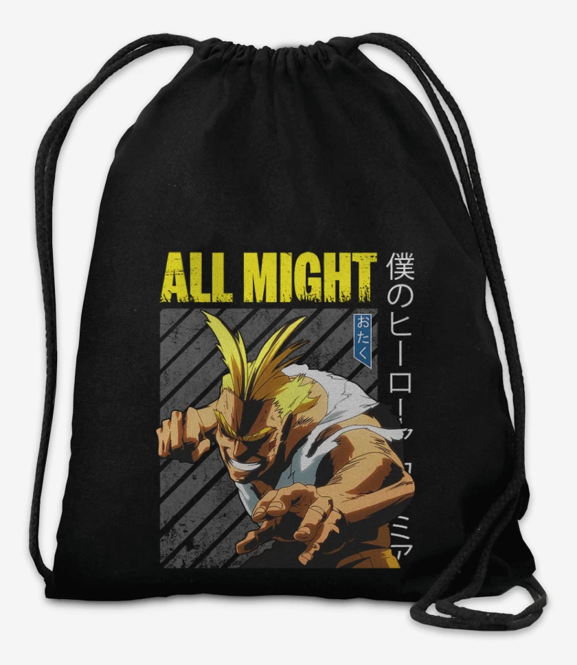 Mochila Negro de All might 4