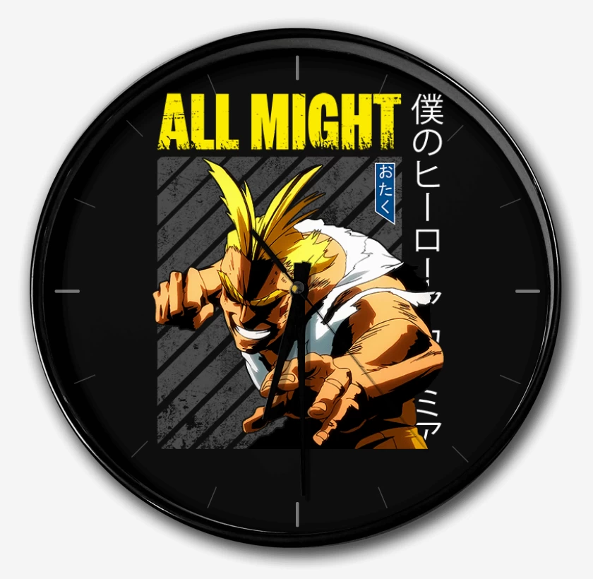 Reloj Negro de All might 4