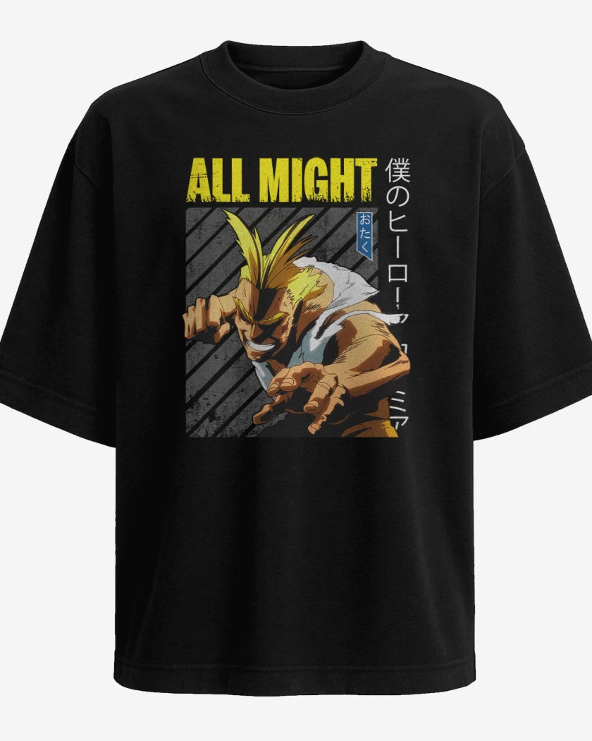 Polera Oversize All might 4