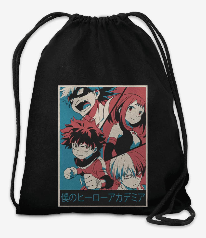 Mochila Negro de Boku no Heros