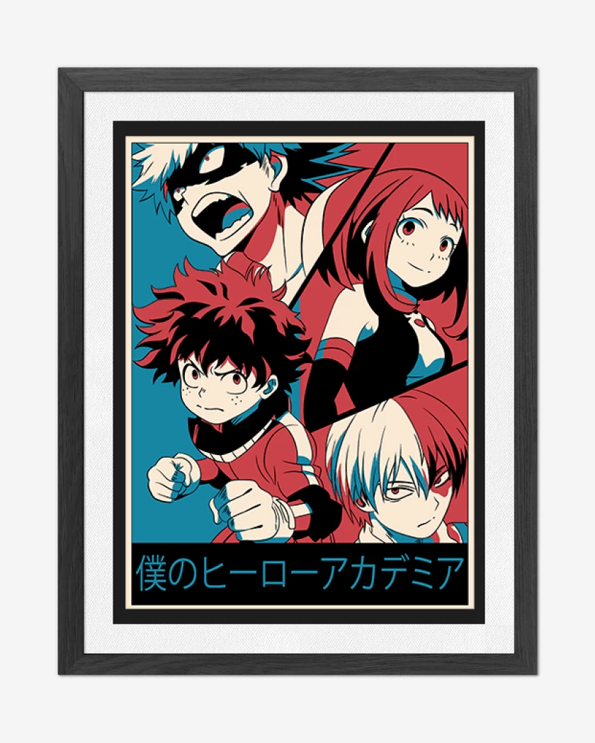 Cuadro decorativo Boku no Heros