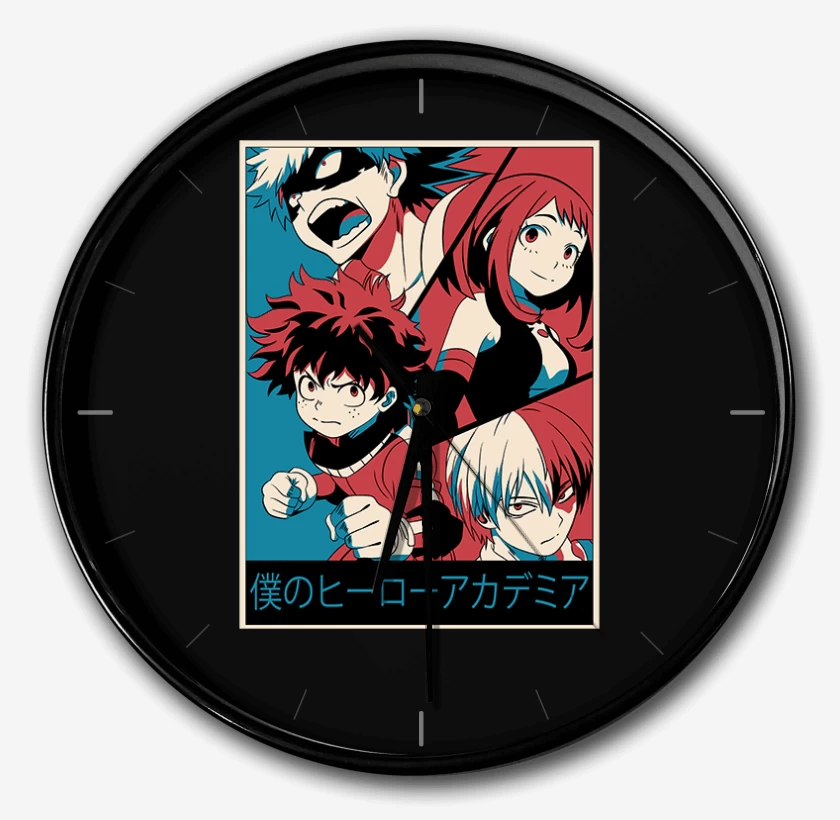 Reloj Negro de Boku no Heros