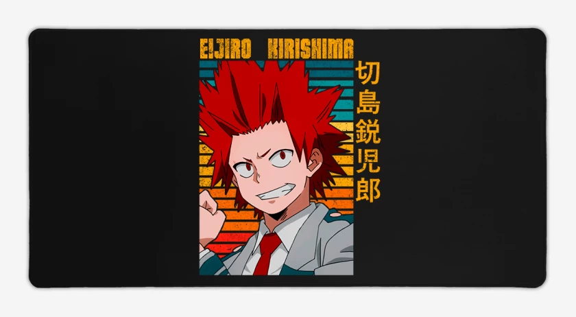 Mouse pad Gamer Negro de Kirishima 1